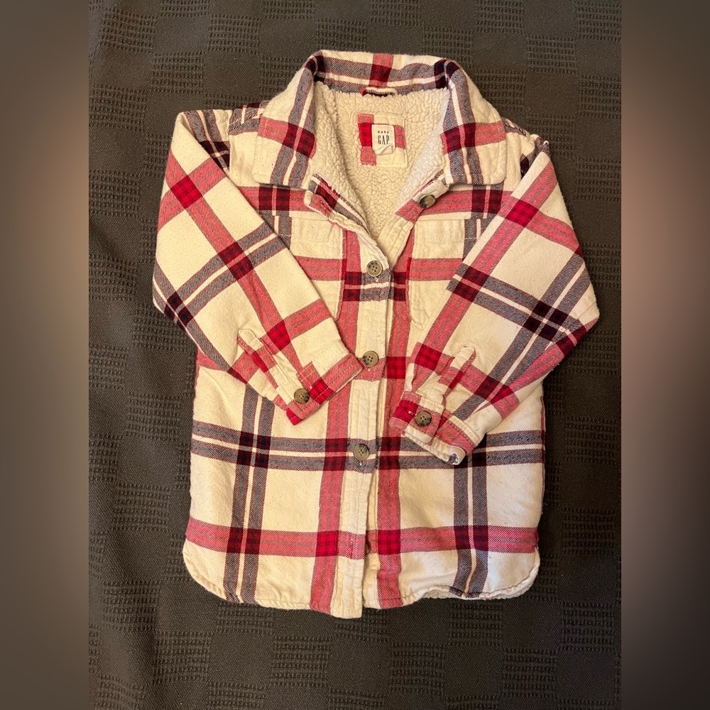 Gap Toddler Girl Shacket, Size 4